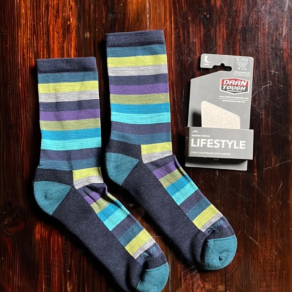 darn tough Accessories - Darn Tough Lifestyle 1644 Dark Teal Women's Large